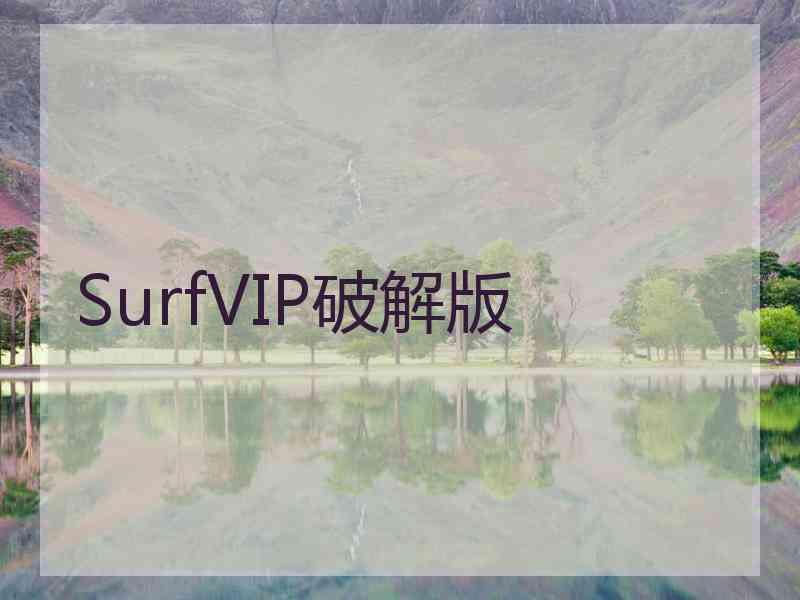 SurfVIP破解版
