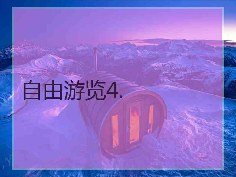 自由游览4.