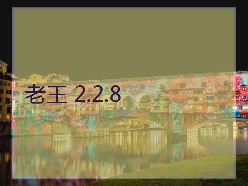 老王 2.2.8