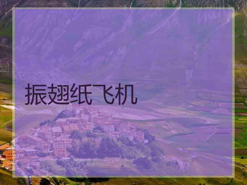 振翅纸飞机
