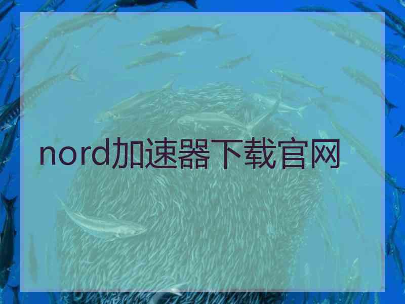 nord加速器下载官网