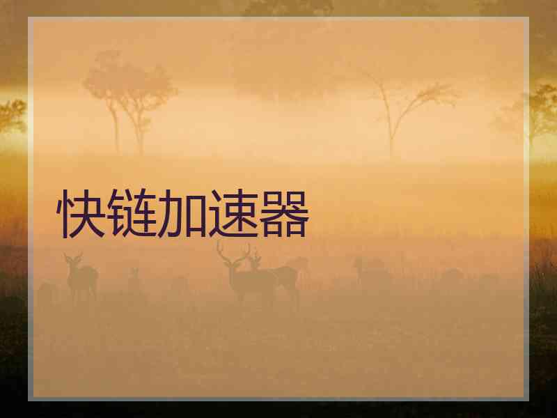 快链加速器