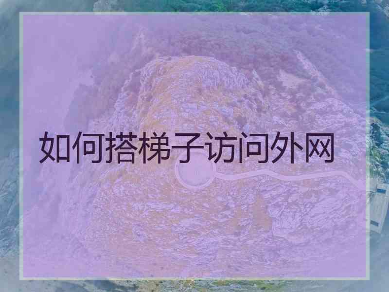 如何搭梯子访问外网