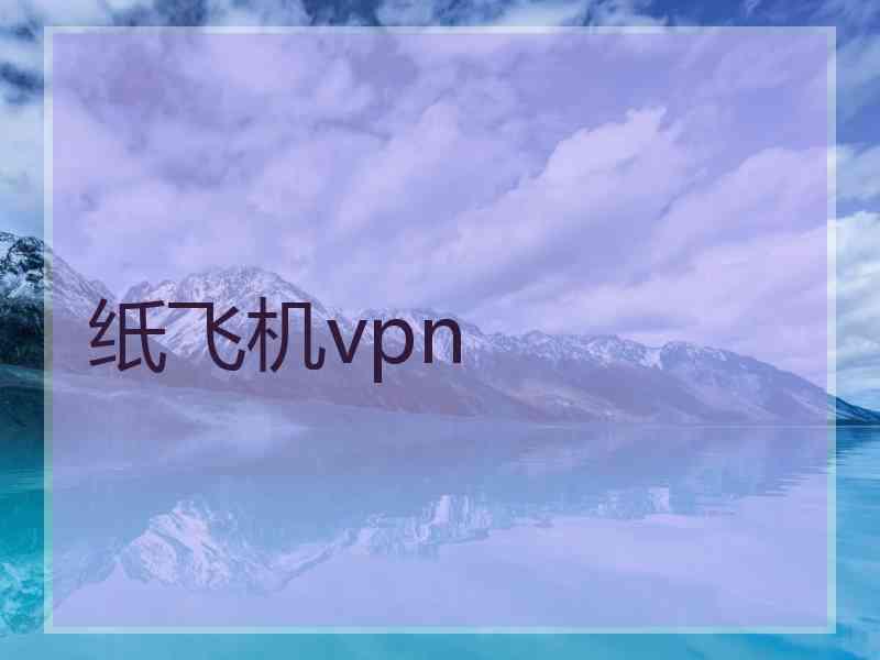 纸飞机vpn