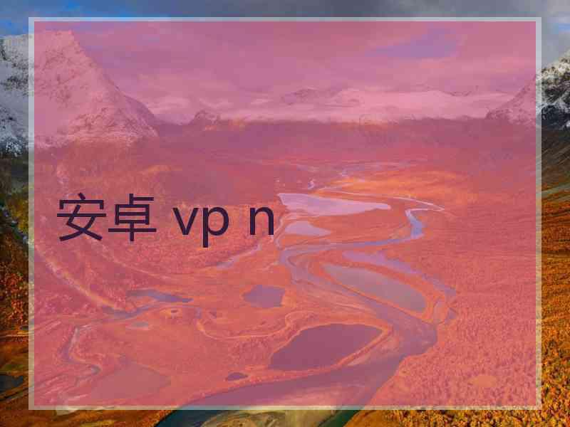 安卓 vp n