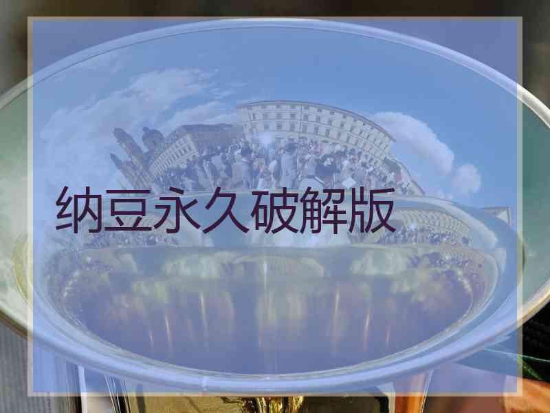 纳豆永久破解版