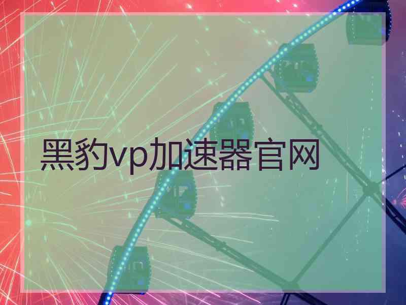 黑豹vp加速器官网