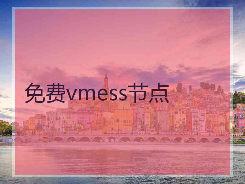 免费vmess节点