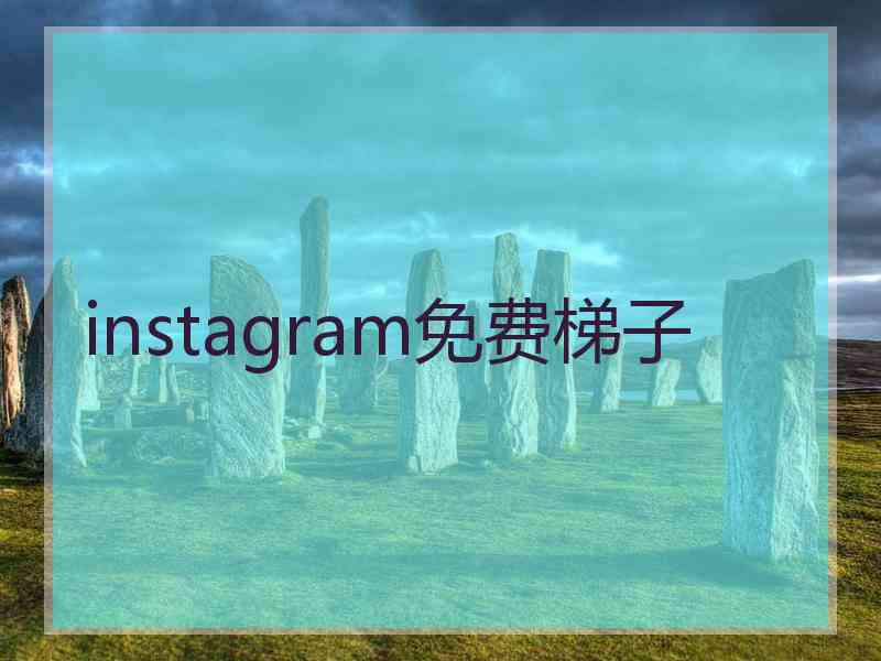 instagram免费梯子