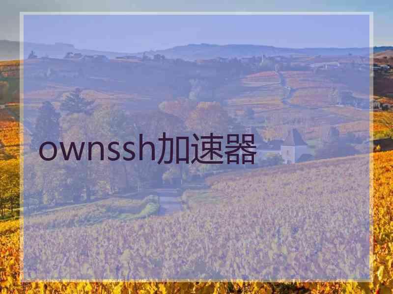 ownssh加速器