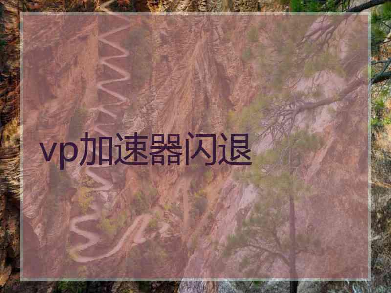 vp加速器闪退
