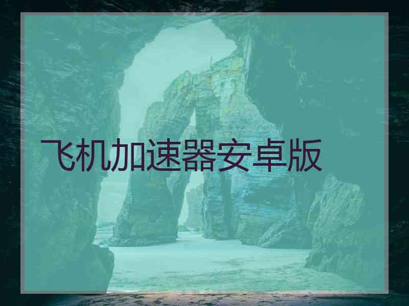 飞机加速器安卓版