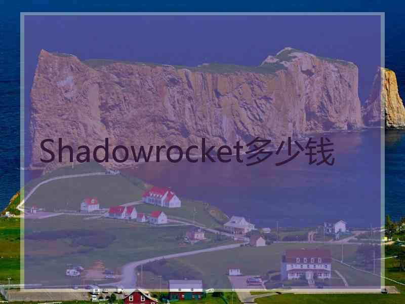 Shadowrocket多少钱