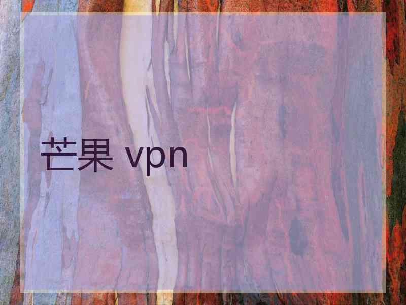 芒果 vpn