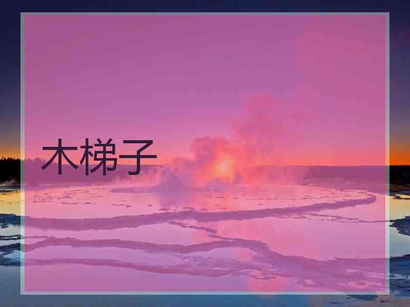 木梯子