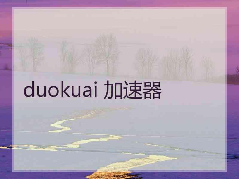 duokuai 加速器