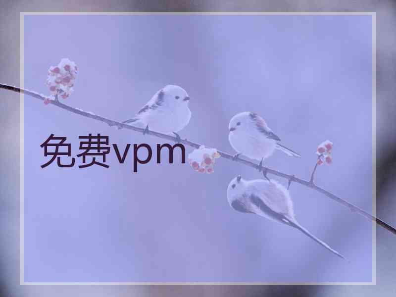 免费vpm