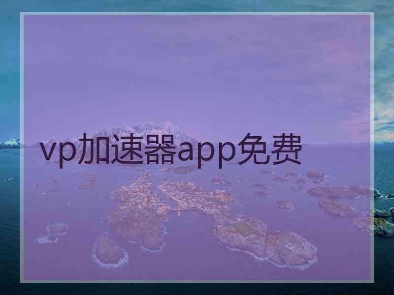 vp加速器app免费