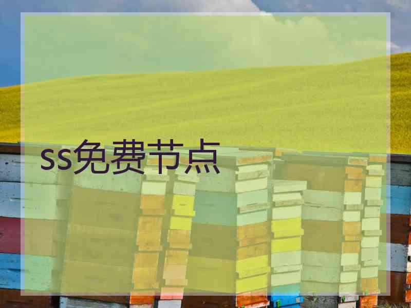 ss免费节点