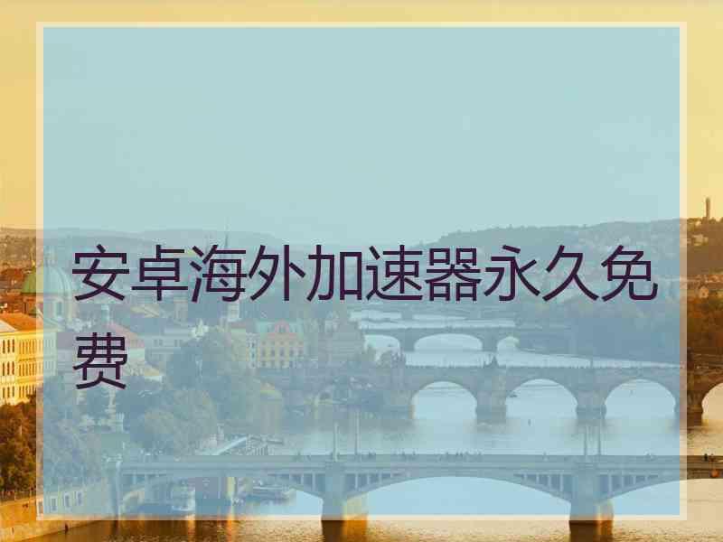 安卓海外加速器永久免费
