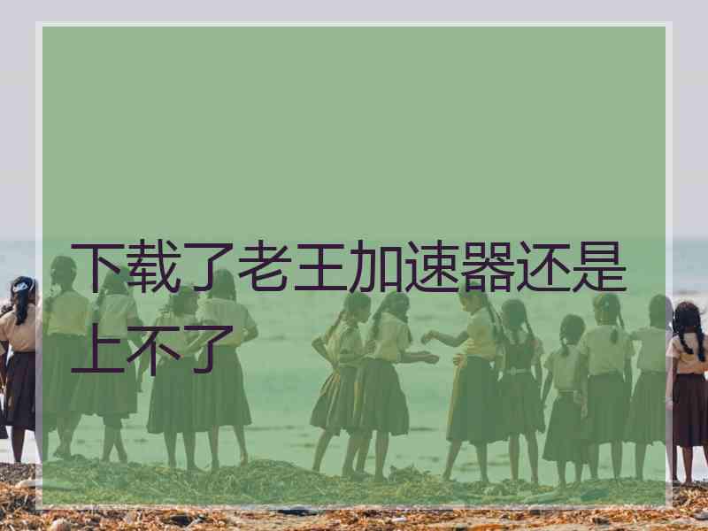 下载了老王加速器还是上不了