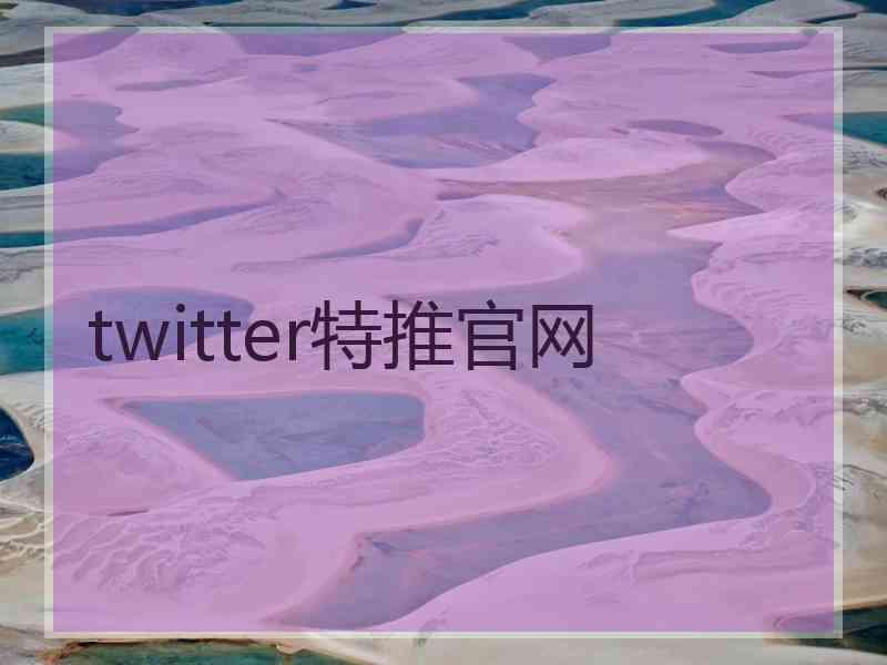 twitter特推官网