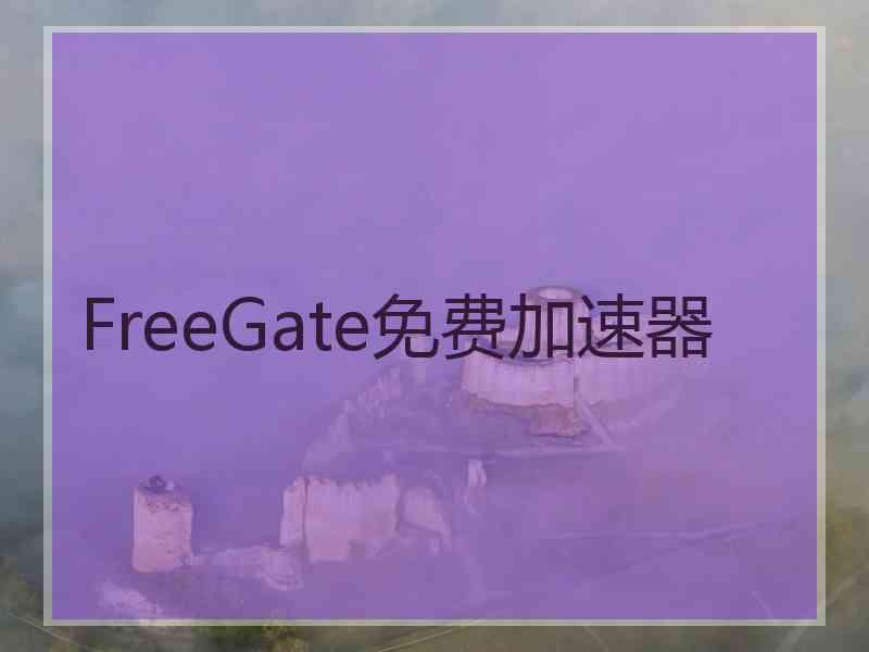 FreeGate免费加速器