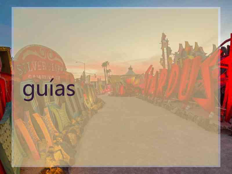 guías