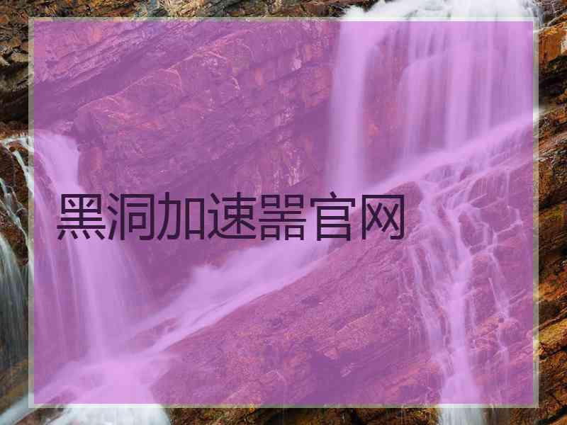 黑洞加速噐官网