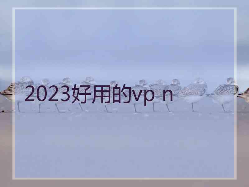 2023好用的vp n