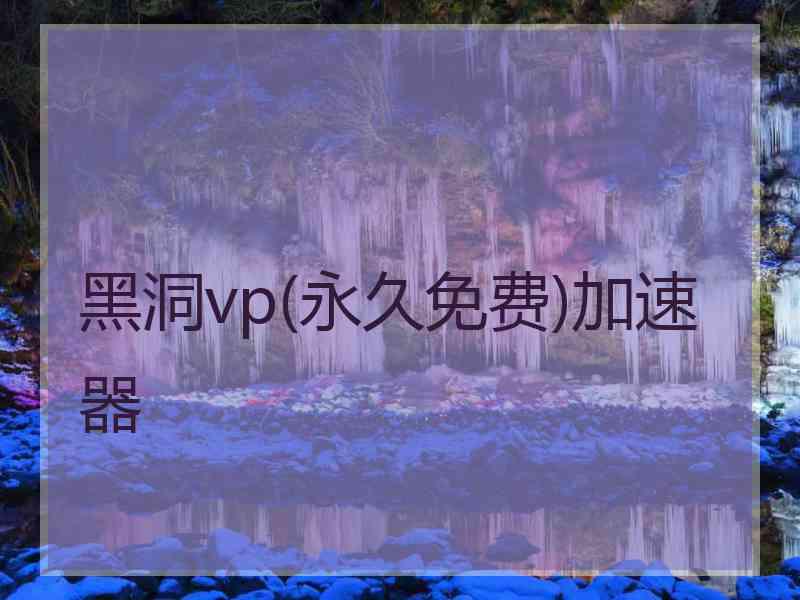 黑洞vp(永久免费)加速器