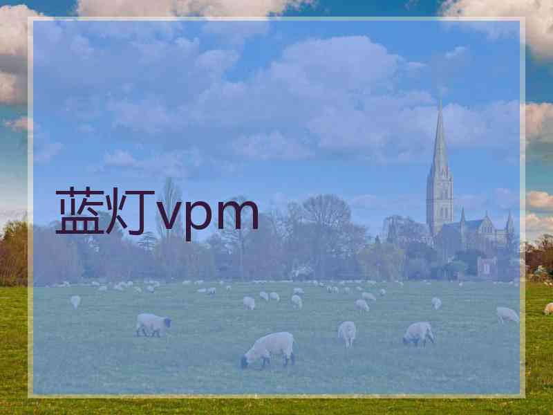 蓝灯vpm