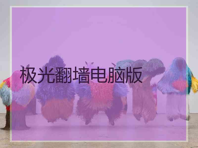 极光翻墙电脑版