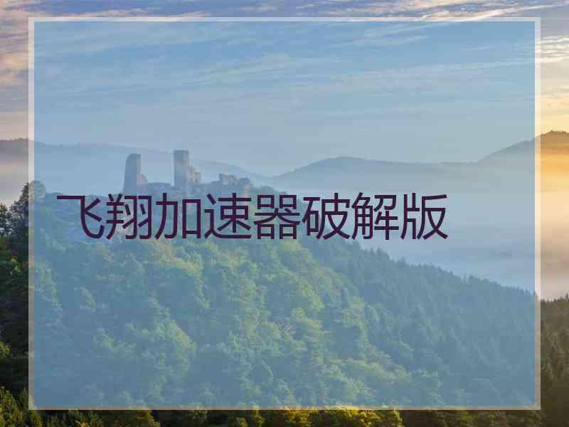 飞翔加速器破解版