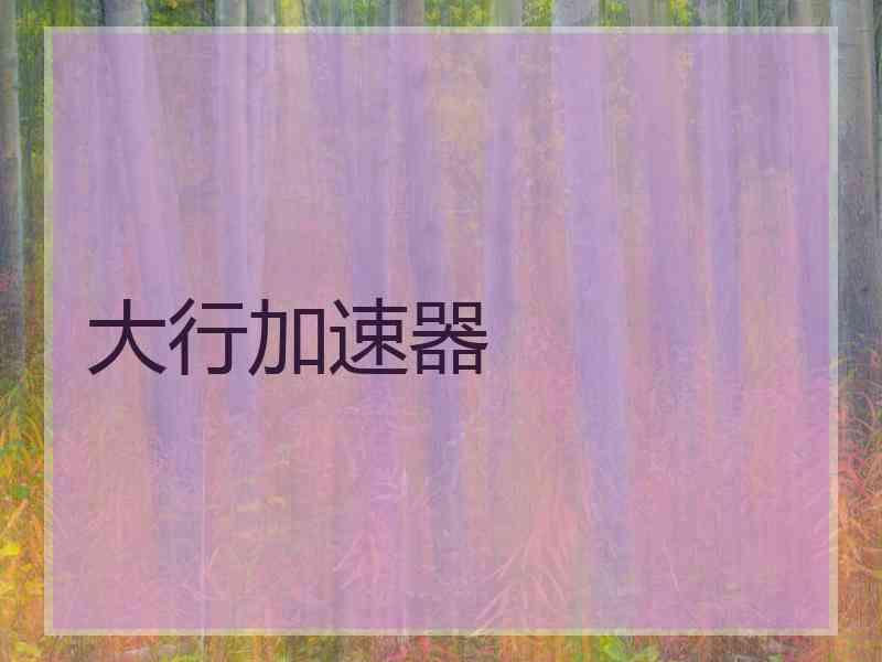 大行加速器