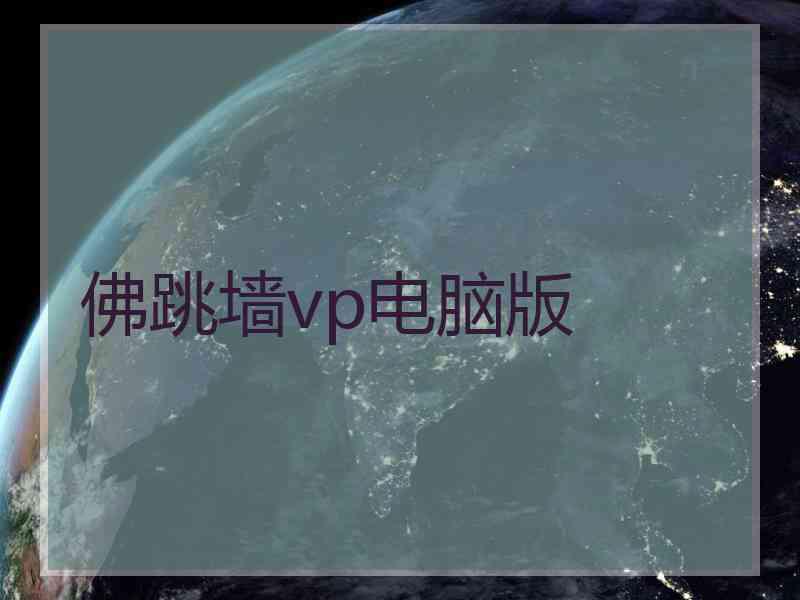 佛跳墙vp电脑版